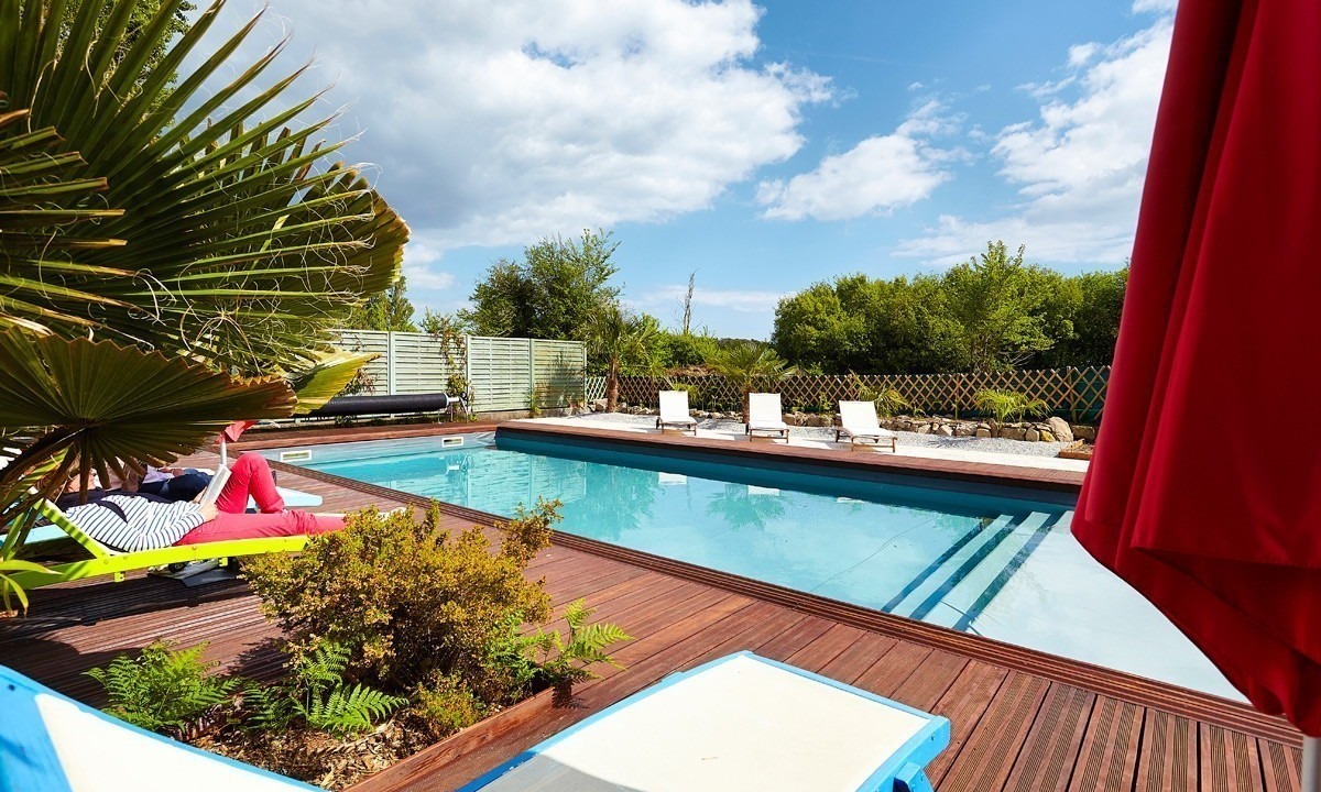 Piscine chauffée entre 28 et 31°